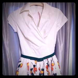 50's style one piece dress